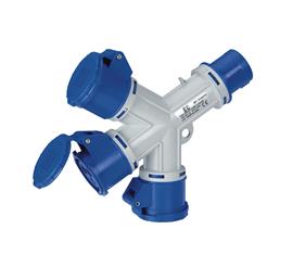 MOLTIPLICATORI A 3 USCITE IP44 16A